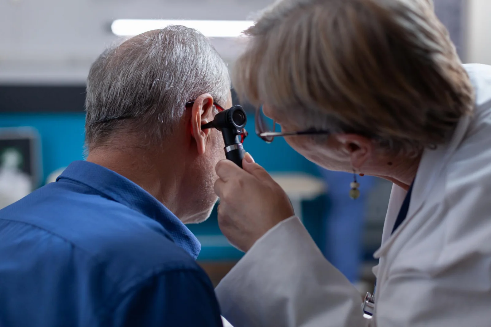 Microscopic Ear Examination Facility Banner